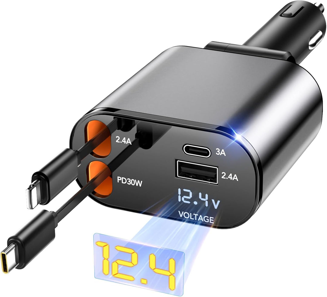 4IN 1 Retractable Fast Charger