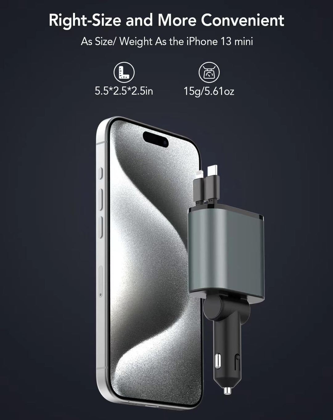4IN 1 Retractable Fast Charger