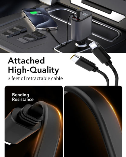 4IN 1 Retractable Fast Charger